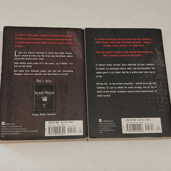 Street Pharm & Snitch Book Lot- Paperback By van Diepen, Allison - ACCEPTABLE - Picture 2 of 6